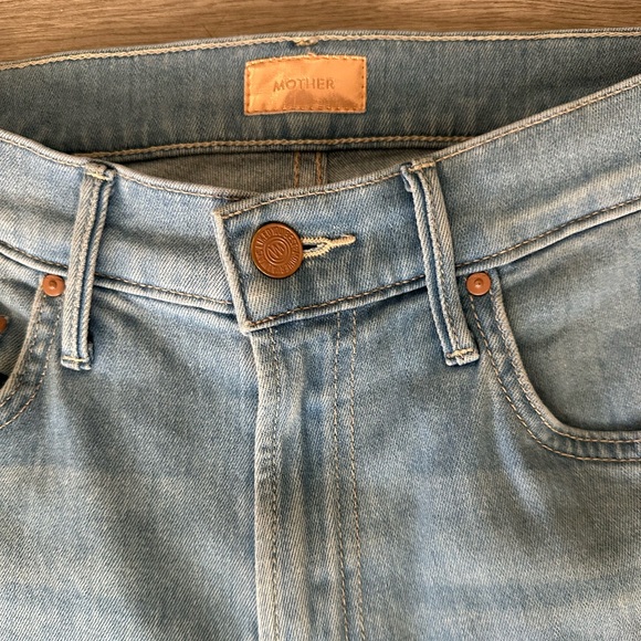 MOTHER The Insider Crop Step Fry Hold My Hand Size 26 - Picture 6 of 12